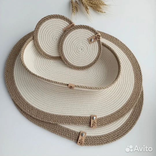 Набор для сервировки стола, ручная работа