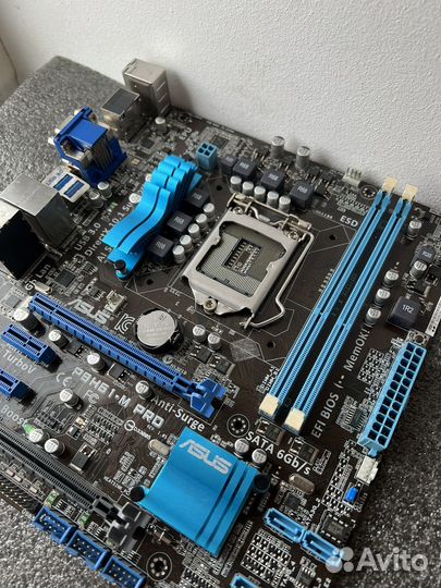 Материнская плата 1155 + i5 3470