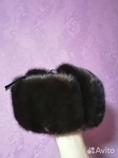 Ушанка норковая