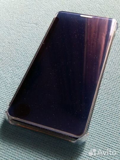 Оригинальный Чехол Clear View на samsung A7 (2016)