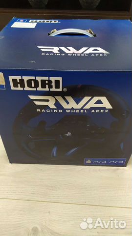 Руль игровой Hori Racing Wheel Apex, для PS3, PS4