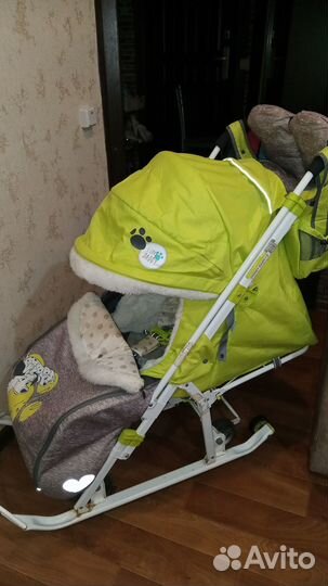 Санки коляска ника