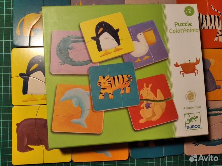 Пазл Djeco Разноцветные животные