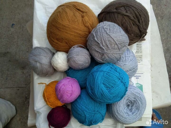 Пряжа нитки для вязания цена за все