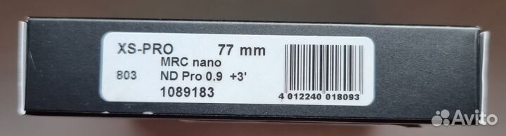 Светофильтр B+W XS-Pro Digital 803 ND MRC nano 77m