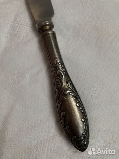 Набор ножей столовых мельхиор СССР