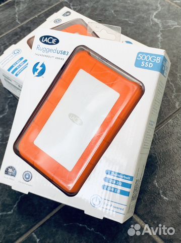 Новый 500Gb SSD LaCie Rugged (9000449) 10GB/s