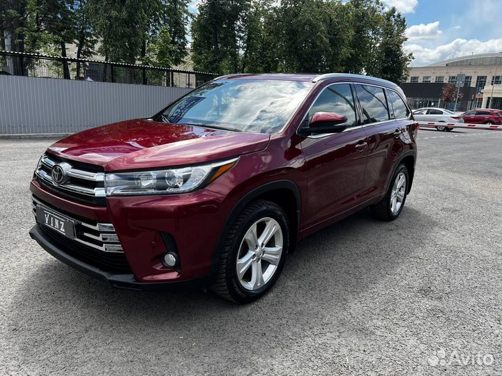 Toyota Highlander 3.5 AT, 2019, 80 000 км