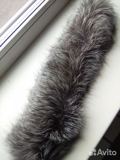 Мех чернобурки куски