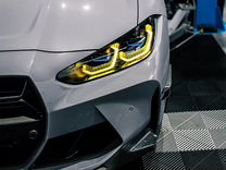 Желтые глазки DRL для BMW стиль CS, CSL