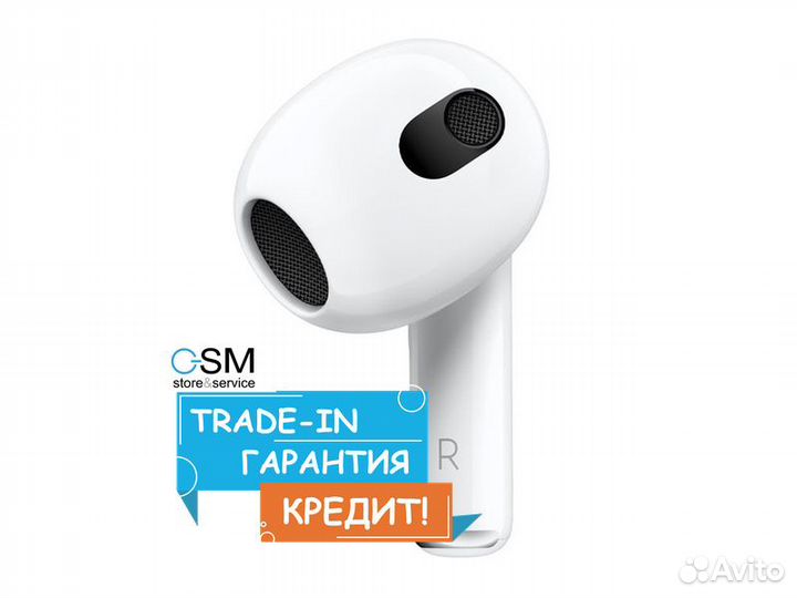 Правый наушник Apple AirPods 3 3 го поколения
