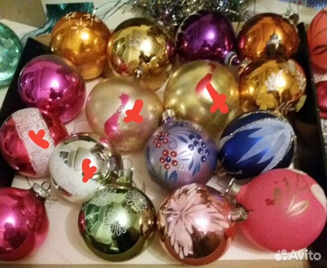 Елочные игрушки СССР и ГДР