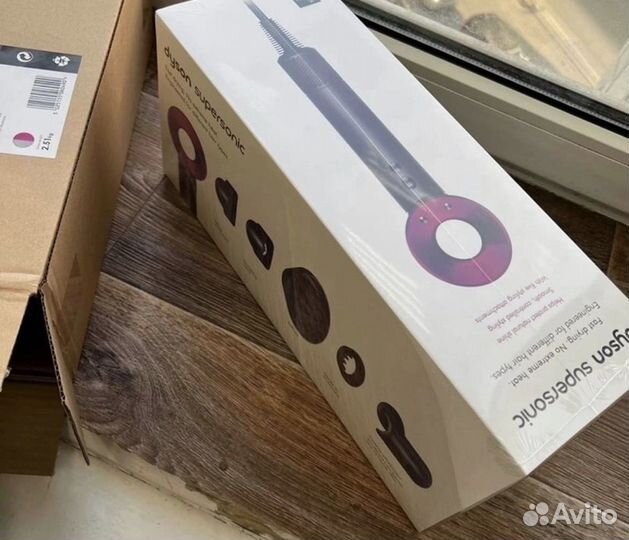 Фен dyson оригинал новый на гарантии розовый