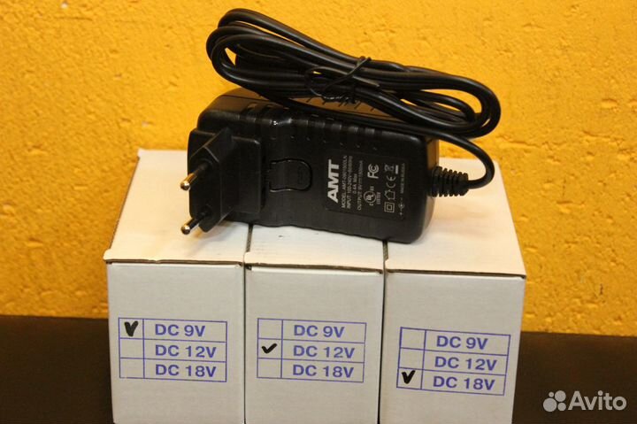 AMT Electronics DC 9/12/18V Power Adapter (новый)