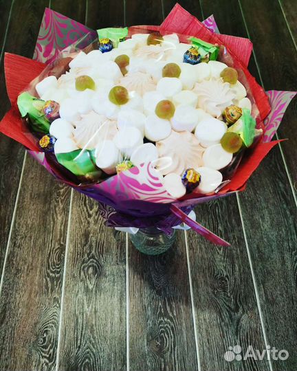 Сладкий букет на заказ на день рождения, юбилей