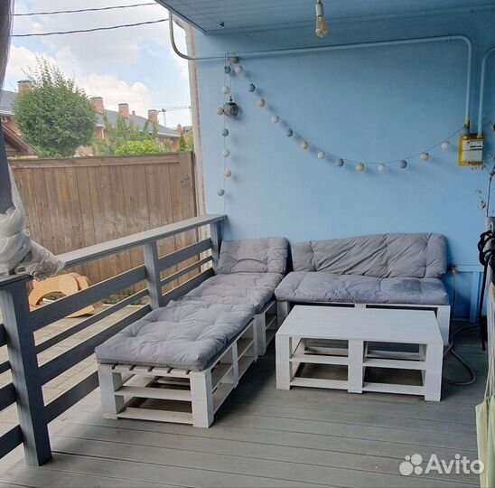 Садовая мебель в стиле паллет