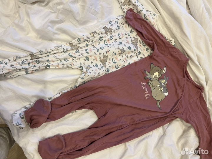 Пижамы слипы 86-92 с ножками c&A