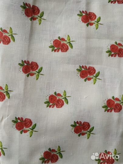 Ткань лен хлопок