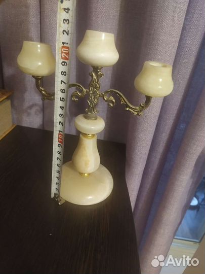 Подсвечник из оникса