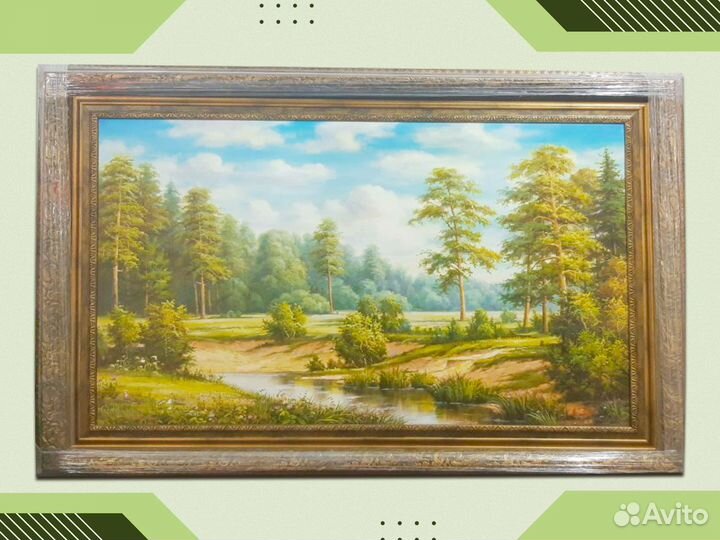 Картина маслом на холсте 110х80