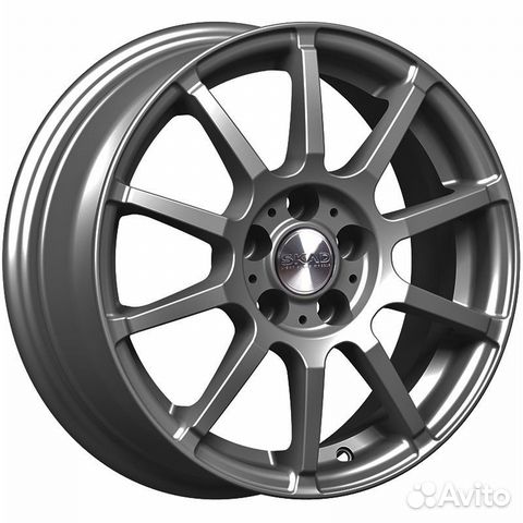R15 4x100 6J ET40 D60,1 Скад Акита Графит