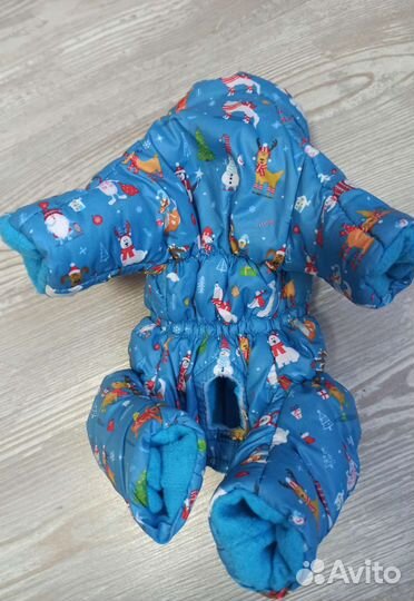 Комбинезон для маленькой собачки зима