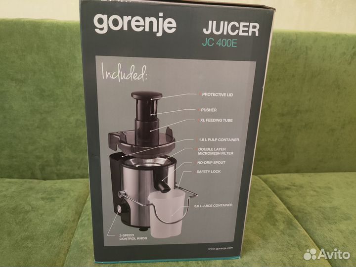 Соковыжималка Gorenje JC400E Новая