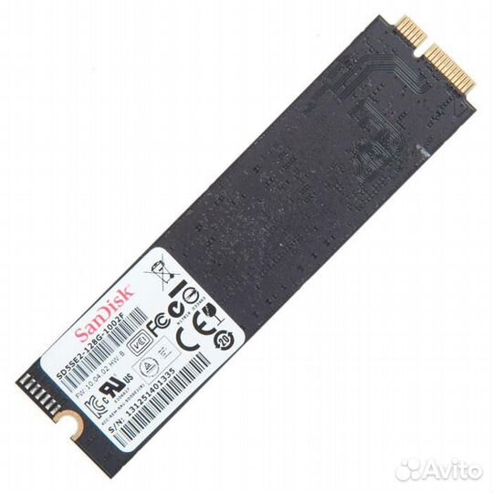 Твердотельный накопитель SSD 128Gb, SATA III, SanD