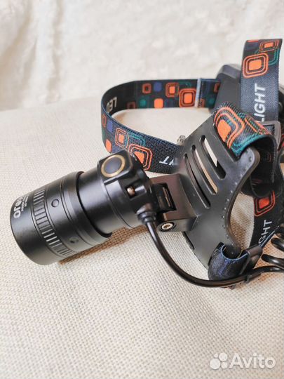 Мощный налобный фонарь