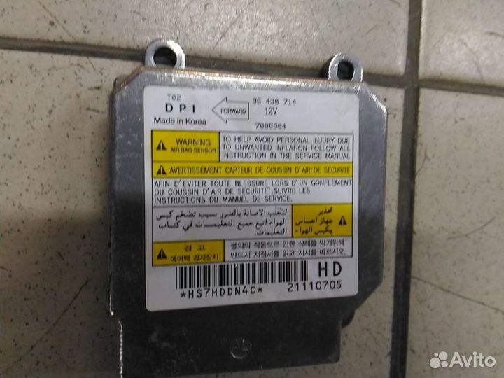 Блок Air Bag Chevrolet Aveo T200 Шевроле Авео Т200