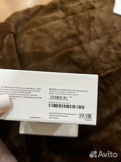 Беспроводные наушники apple airpods pro 2