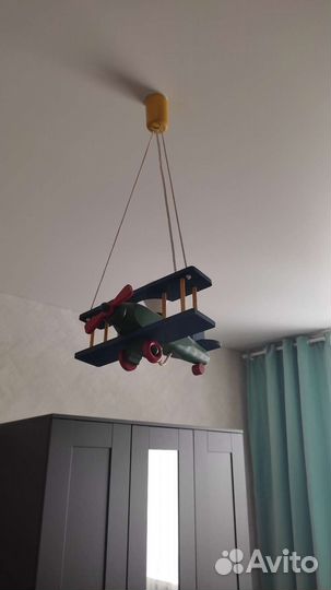 Светильник люстра самолёт Икея