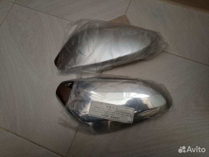 Накладки на зеркала Hyundai Solaris 1