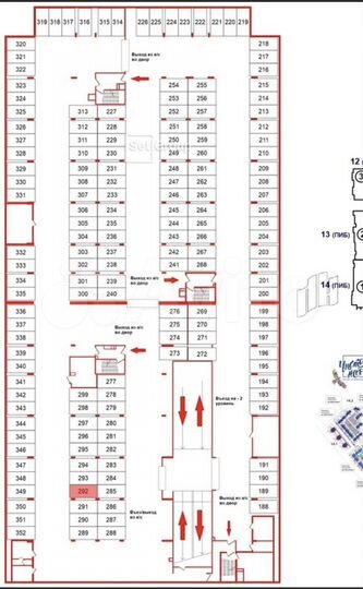 Машиноместо, 13 м²