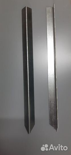 Крепление шиферных полос для грядок