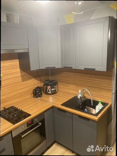 Кухня серая модульная новая