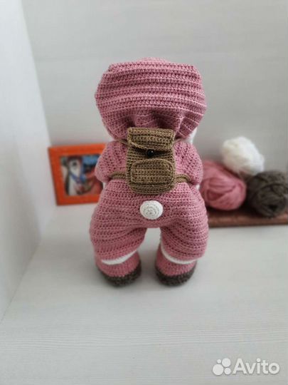 Заяц Тильда, вязаные игрушки ручной работы