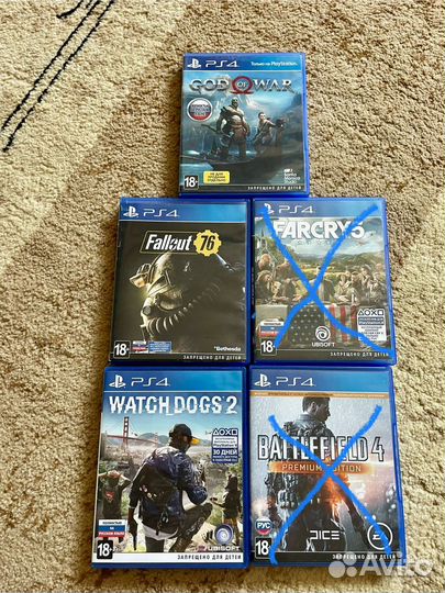 Диски для ps4