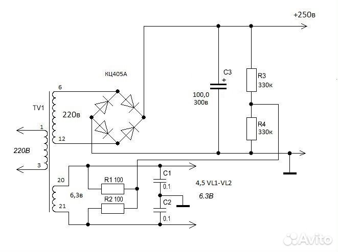 Гитарный преамп на лампах
