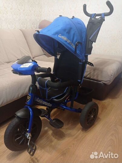 Детский велосипед с родительской ручкой
