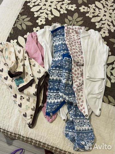 Детские вещи пакетом для девочек 68 74