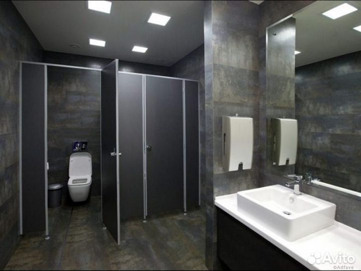 Сантехнические и туалетные перегородки