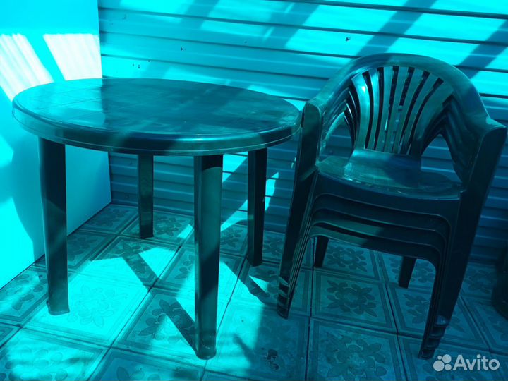 Садовый стол и стулья