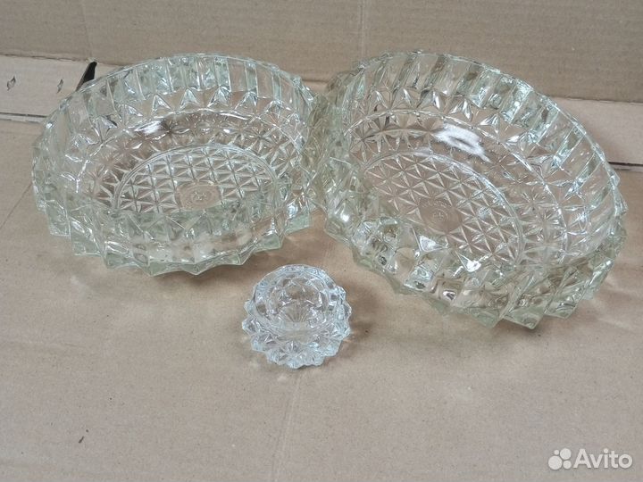 Хрустальная конфетница СССР