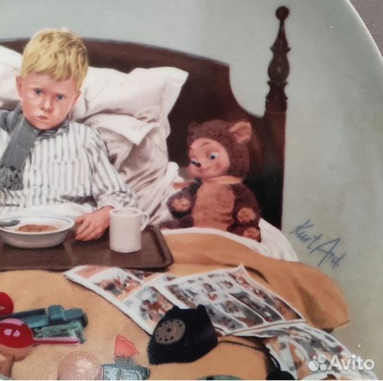 Настенная тарелка Копенгаген винтаж