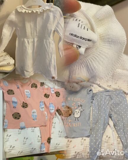 Пакет одежды для девочки- гардероб малышки 62-86