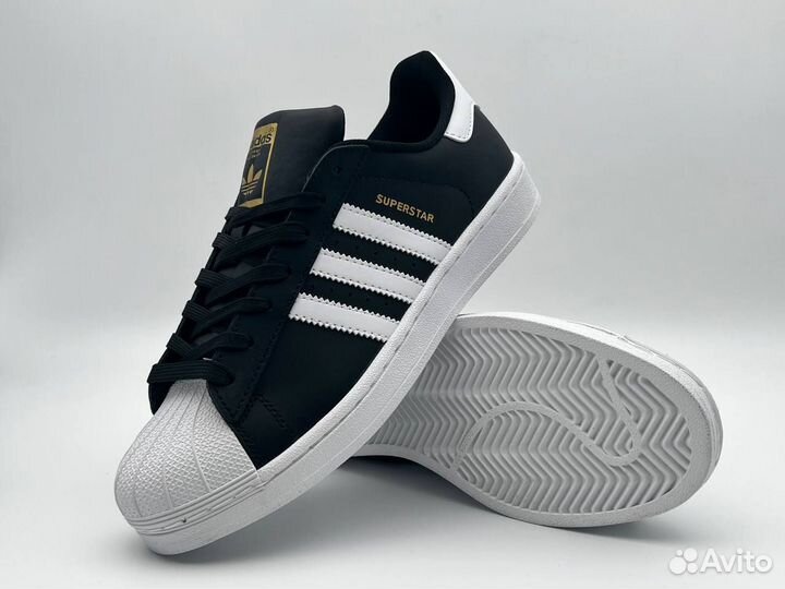 Кроссовки Adidas Superstar Originals Black White