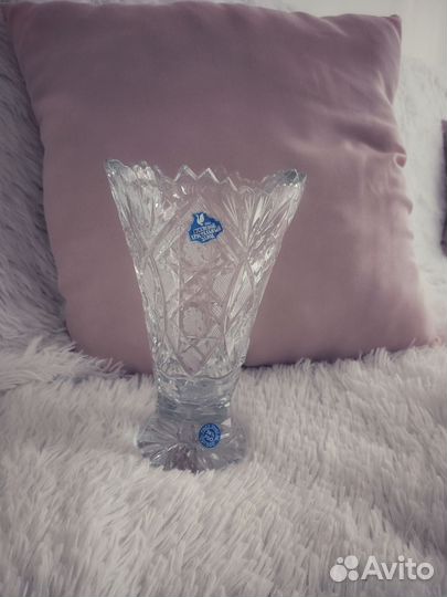 Ваза хрустальная Гусь хрустальный