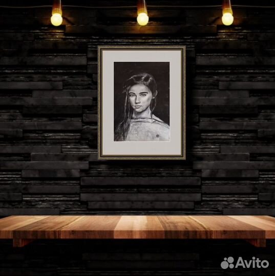 Картина Девушка в стилизованном портрете