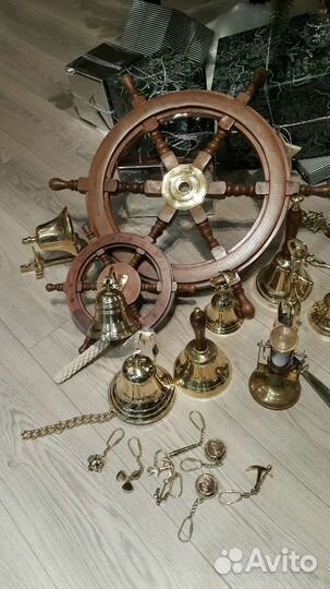 Рында колокол штурвал морской стиль